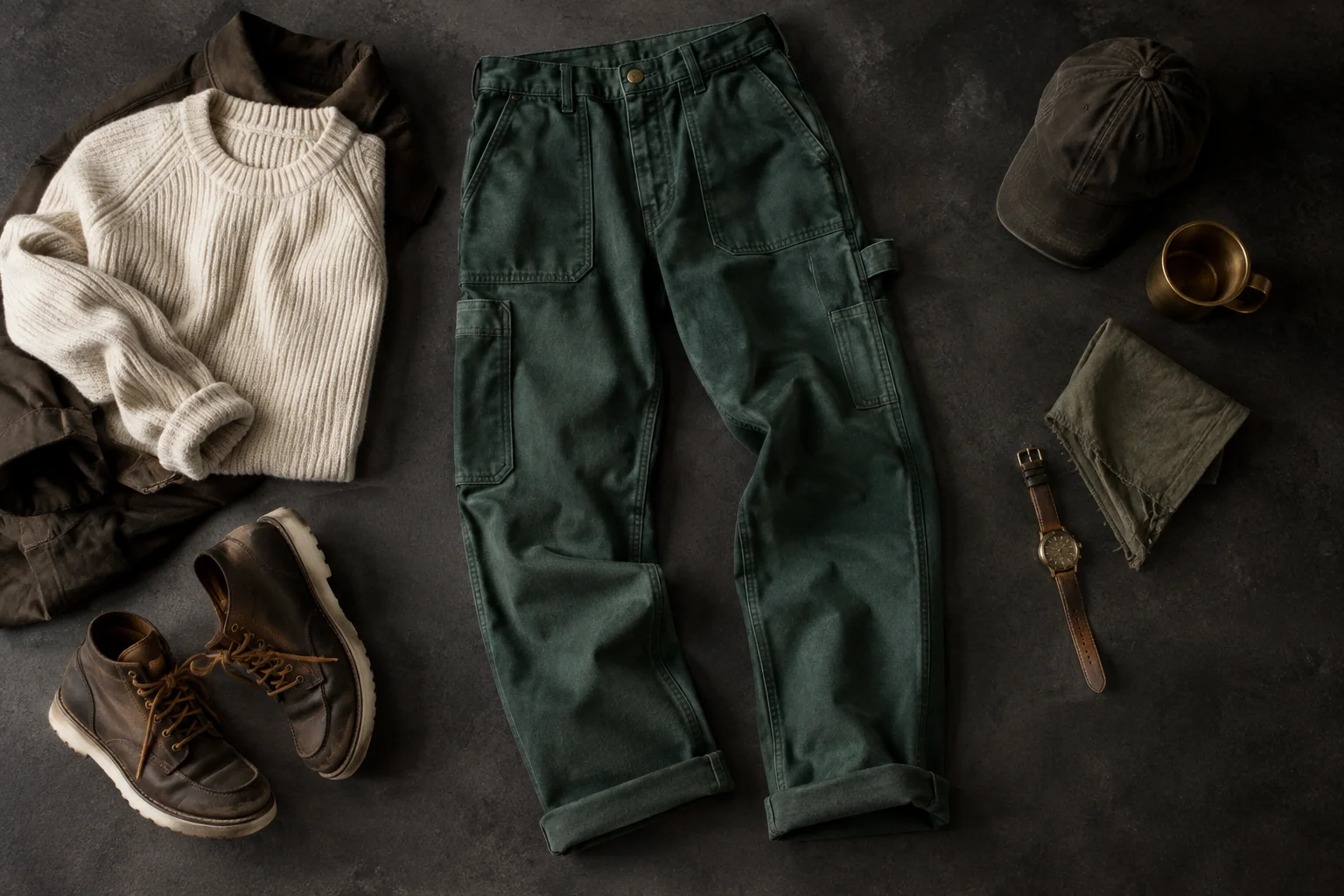 Ilustrasi Carpenter Pants: Menjaga Detail Utilitarian Tetap Terarah untuk jurnal BAYAR77
