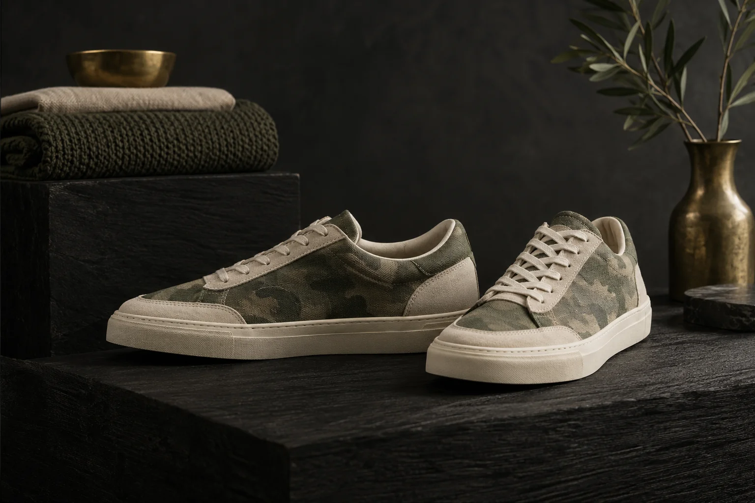 Ilustrasi The Camo Wilson Sneaker: Menata Motif pada Sepatu untuk jurnal BAYAR77